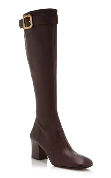 Miu Miu Leather Knee Boots | Thumbnail 4 Miu Miu Leather Knee Boots | Thumbnail 4