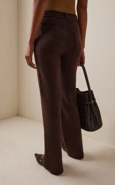 Barrie Cashmere-Denim Flared Pants | Thumbnail 5