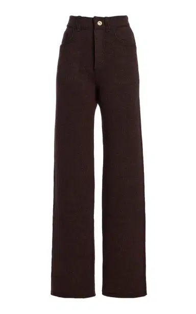 Barrie Cashmere-Denim Flared Pants | Thumbnail 1