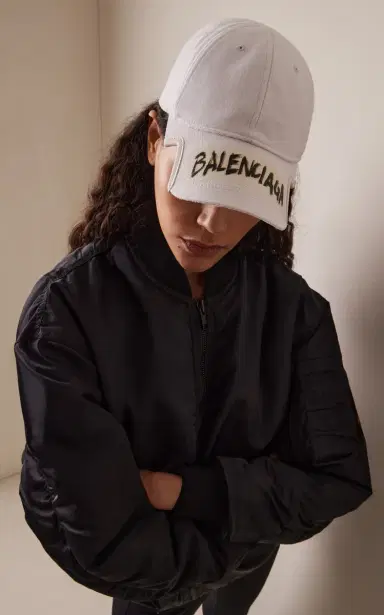 Balenciaga Logo-Embellished Cotton Cap | Thumbnail 2