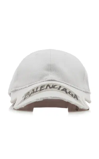 Balenciaga Logo-Embellished Cotton Cap | Thumbnail 1