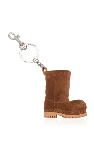 Balenciaga Mini Alaska Boot Suede Keyring | Thumbnail 3 Balenciaga Mini Alaska Boot Suede Keyring | Thumbnail 3