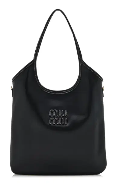 Miu Miu Ivy Leather Tote Bag | Thumbnail 1 Miu Miu Ivy Leather Tote Bag | Thumbnail 1