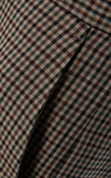 Balenciaga Tailored Check Wide-Leg Pants | Thumbnail 5 Balenciaga Tailored Check Wide-Leg Pants | Thumbnail 5