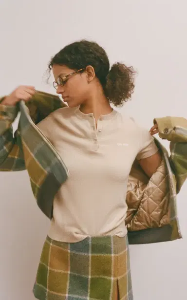 Miu Miu Cashmere Top | Thumbnail 3 Miu Miu Cashmere Top | Thumbnail 3