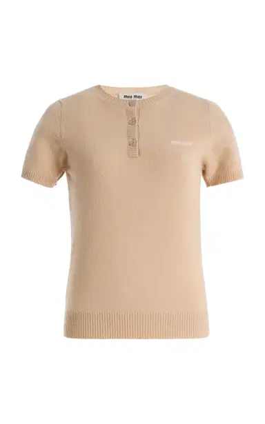 Miu Miu Cashmere Top | Thumbnail 1 Miu Miu Cashmere Top | Thumbnail 1