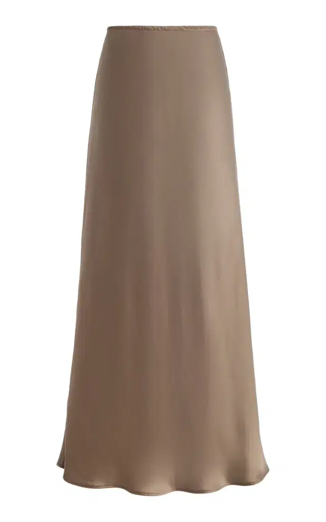 Barb Satin Maxi Skirt