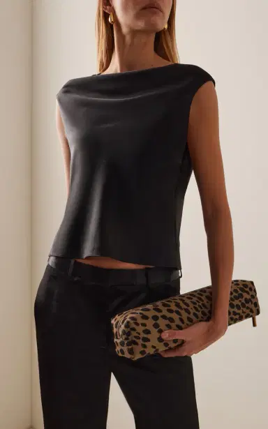 LESET Barb Satin Shell Top | Thumbnail 3 LESET Barb Satin Shell Top | Thumbnail 3