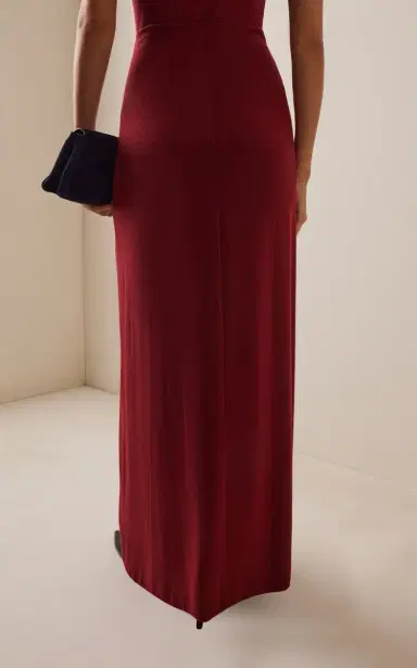 LESET Lauren High-Waist Jersey Maxi Skirt | Thumbnail 4