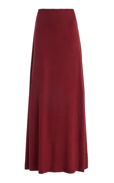 LESET Lauren High-Waist Jersey Maxi Skirt | Thumbnail 1