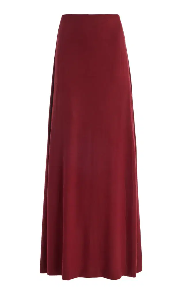 Leset Lauren High-Waist Jersey Maxi Skirt