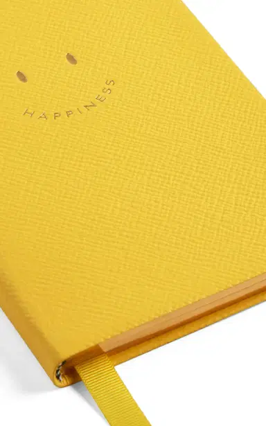Smythson Happiness Chelsea Leather Notebook | Thumbnail 2 Smythson Happiness Chelsea Leather Notebook | Thumbnail 2