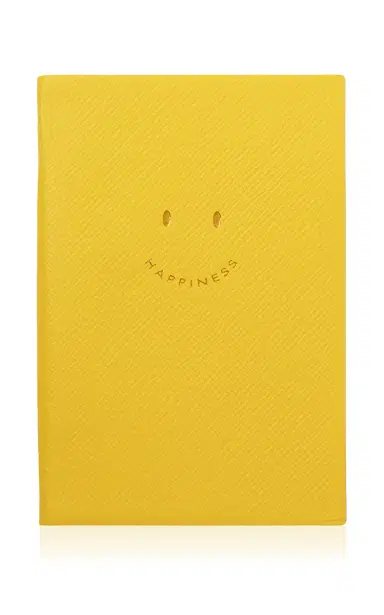 Smythson Happiness Chelsea Leather Notebook | Thumbnail 1 Smythson Happiness Chelsea Leather Notebook | Thumbnail 1