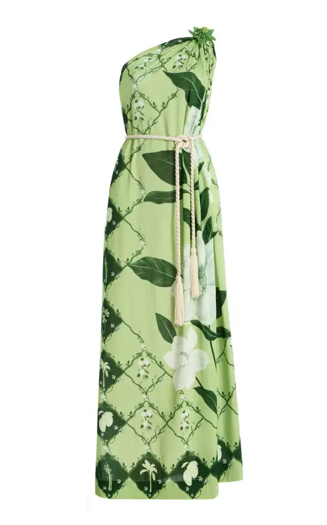 Exclusive Beaded Viscose Maxi Dress