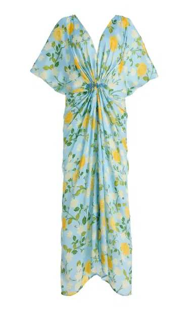 VERANDAH Hand-Draped Viscose-Cupro Gown | Thumbnail 6 VERANDAH Hand-Draped Viscose-Cupro Gown | Thumbnail 6