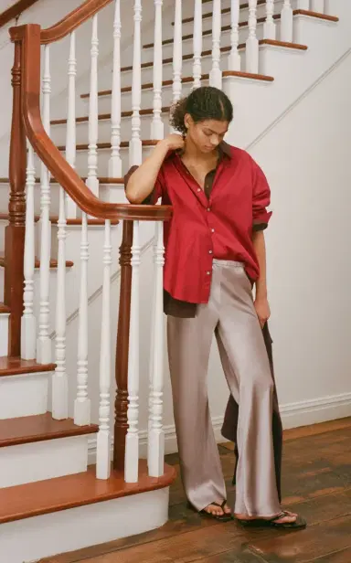 Comme Si The Silk Bias Pants | Thumbnail 3 Comme Si The Silk Bias Pants | Thumbnail 3