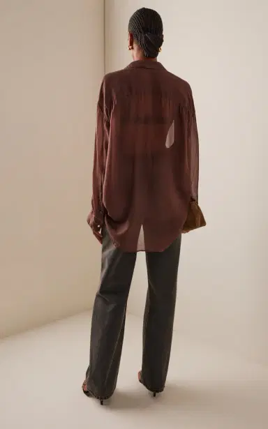 DARKPARK Keanu Silk-Organza Shirt | Thumbnail 4 DARKPARK Keanu Silk-Organza Shirt | Thumbnail 4
