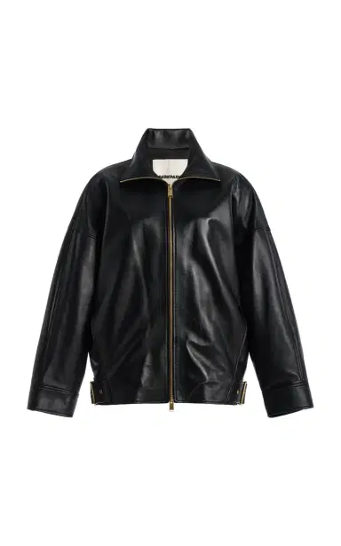 DARKPARK Celine Plonge Leather Aviator Bomber Jacket | Thumbnail 1