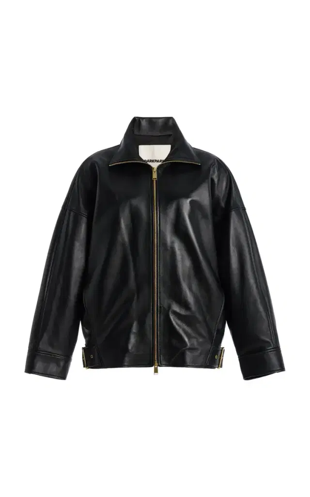 Celine Plonge Leather Aviator Bomber Jacket