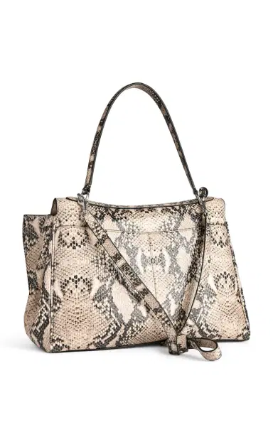 Balenciaga Rodeo Medium Python-Effect Leather Top Handle Bag | Thumbnail 3 Balenciaga Rodeo Medium Python-Effect Leather Top Handle Bag | Thumbnail 3