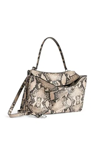 Balenciaga Rodeo Medium Python-Effect Leather Top Handle Bag | Thumbnail 4 Balenciaga Rodeo Medium Python-Effect Leather Top Handle Bag | Thumbnail 4