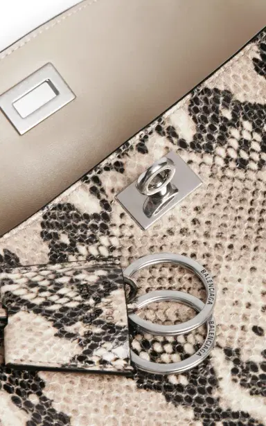Balenciaga Rodeo Medium Python-Effect Leather Top Handle Bag | Thumbnail 7 Balenciaga Rodeo Medium Python-Effect Leather Top Handle Bag | Thumbnail 7
