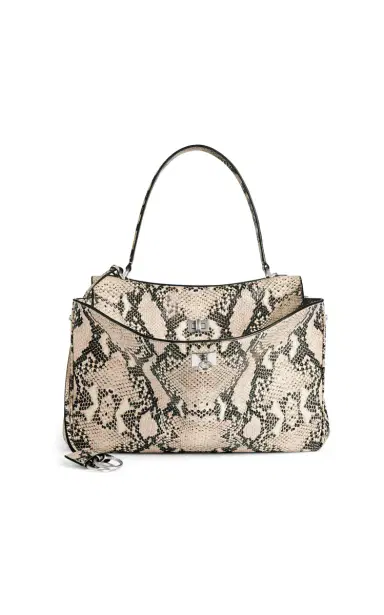 Balenciaga Rodeo Medium Python-Effect Leather Top Handle Bag | Thumbnail 1 Balenciaga Rodeo Medium Python-Effect Leather Top Handle Bag | Thumbnail 1