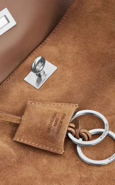 Balenciaga Rodeo Medium Waxed Suede Top Handle Bag | Thumbnail 6 Balenciaga Rodeo Medium Waxed Suede Top Handle Bag | Thumbnail 6
