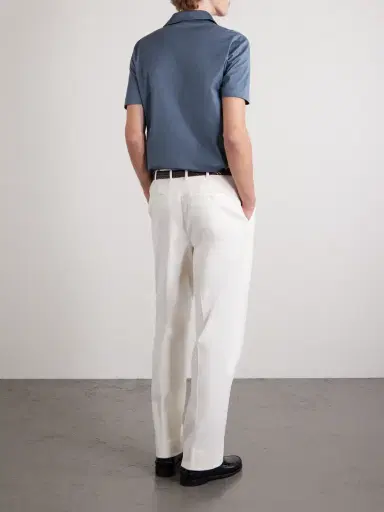 Canali Cotton-Jersey Polo Shirt - Men | Thumbnail 3