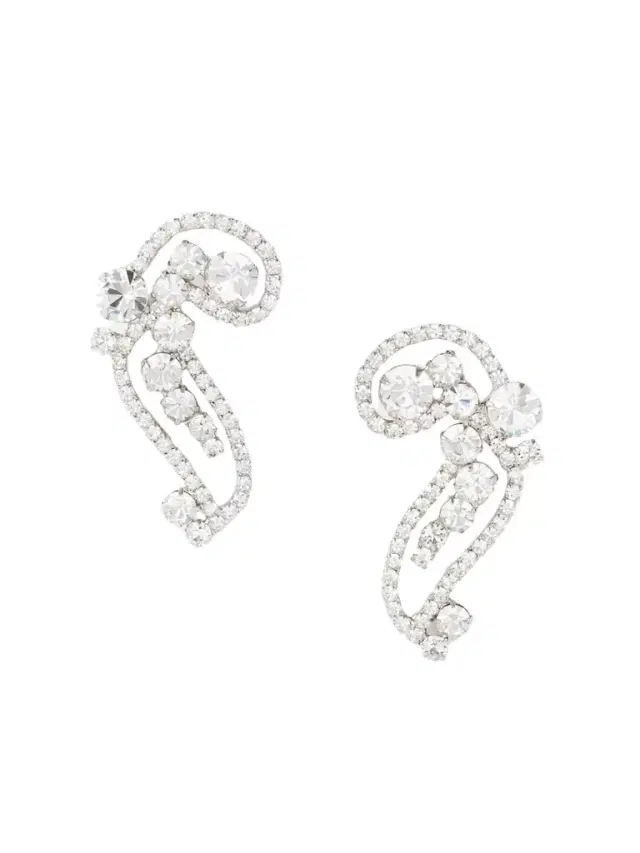 Lilah Silver-tone Crystal Earrings