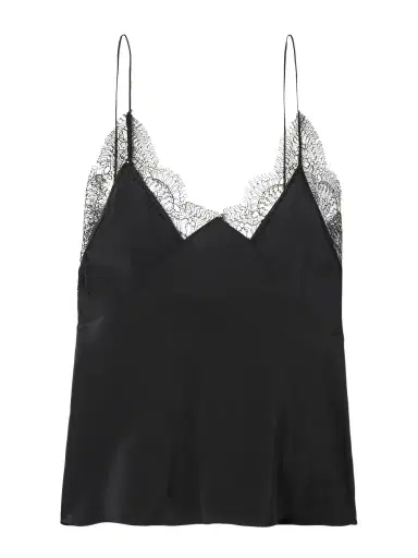 Sharon Wauchob Capucines Scalloped Lace-trimmed Silk Crepe De Chine Camisole | Thumbnail 1