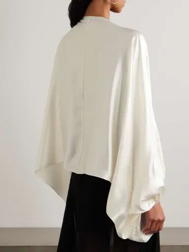 Sharon Wauchob Cul Oversized Silk-satin Blouse | Thumbnail 3