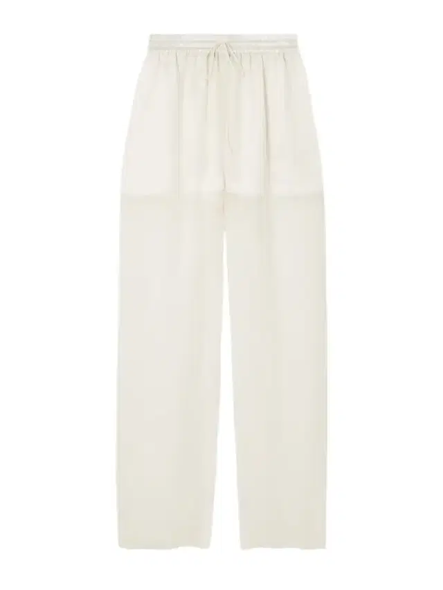 Tuileries Satin-trimmed Silk-tulle Straight-leg Pants