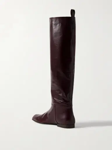 Khaite Colt Glossed-leather Knee Boots | Thumbnail 3