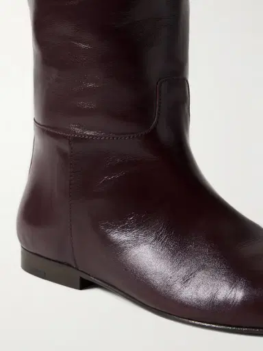 Khaite Colt Glossed-leather Knee Boots | Thumbnail 4
