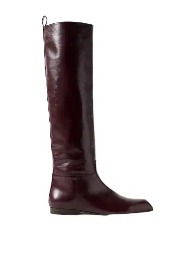 Khaite Colt Glossed-leather Knee Boots | Thumbnail 1