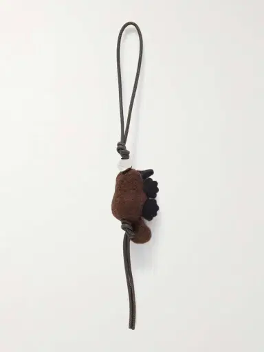 Loewe Platypus Wool-felt And Leather Bag Charm | Thumbnail 3 Loewe Platypus Wool-felt And Leather Bag Charm | Thumbnail 3