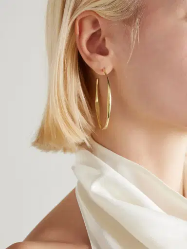 YSSO Amazon Gold-plated Hoop Earrings | Thumbnail 2 YSSO Amazon Gold-plated Hoop Earrings | Thumbnail 2