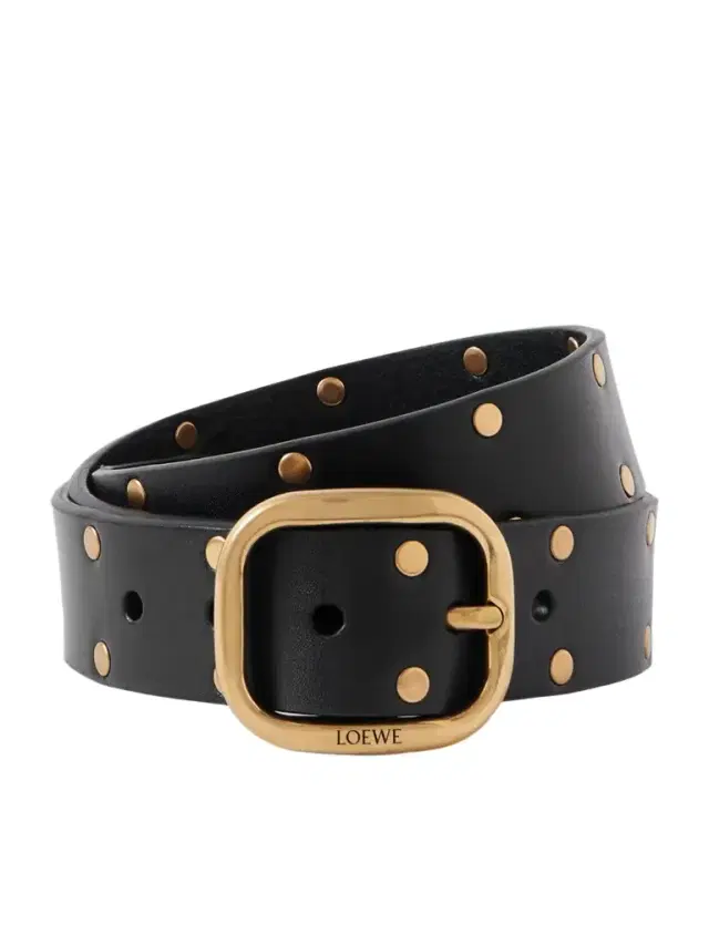 Studded Leather Belt