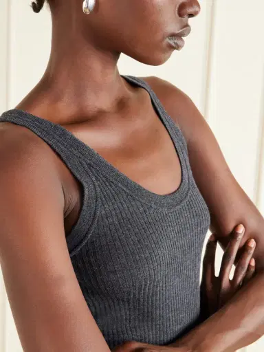 Calvin Klein Collection Ella Ribbed Wool Tank | Thumbnail 5 Calvin Klein Collection Ella Ribbed Wool Tank | Thumbnail 5