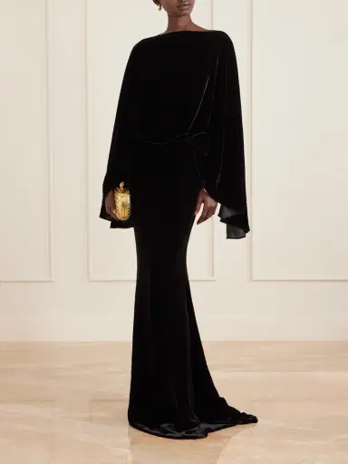 Taller Marmo Musidora Velvet Gown | Thumbnail 2 Taller Marmo Musidora Velvet Gown | Thumbnail 2