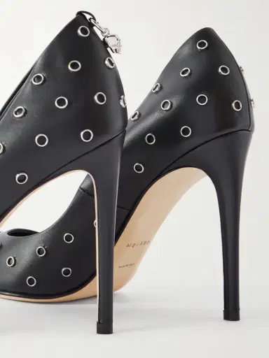 Alexander McQueen Embellished Leather Pumps | Thumbnail 4