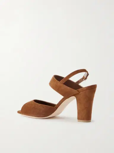 Manolo Blahnik Khiko 90 Suede Slingback Sandals | Thumbnail 3 Manolo Blahnik Khiko 90 Suede Slingback Sandals | Thumbnail 3