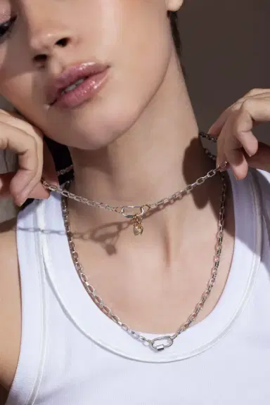 Marla Aaron Biker Chain Necklace | Thumbnail 3