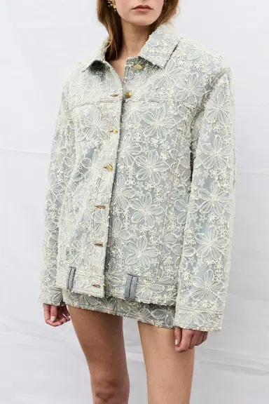 Aje Bloom Denim Jacket | Thumbnail 8