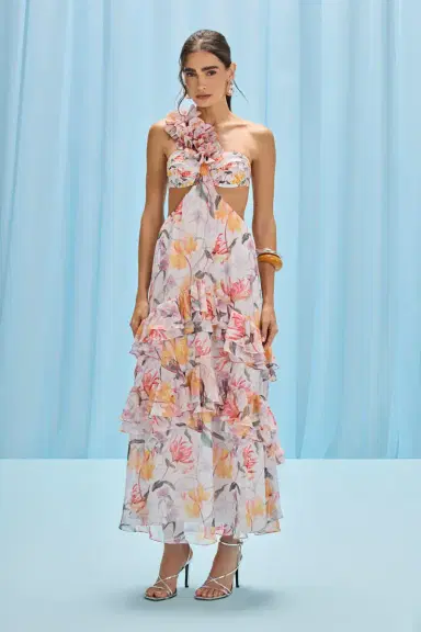 PatBo HONEY FLOWER FLOWER APPLIQUE BEACH DRESS | Thumbnail 1