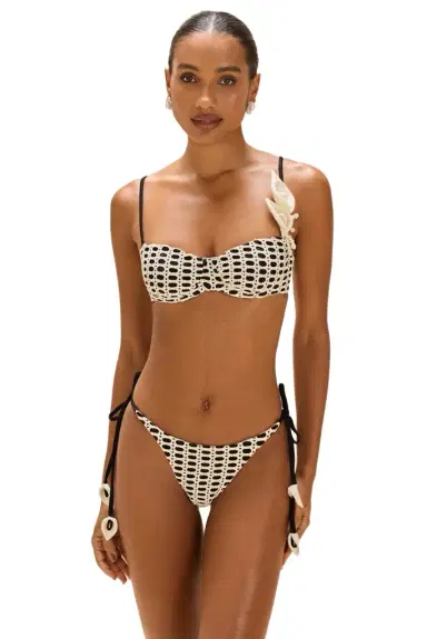 PatBo SELENE MESH COLOR BLOCK BIKINI BOTTOM | Thumbnail 1 PatBo SELENE MESH COLOR BLOCK BIKINI BOTTOM | Thumbnail 1