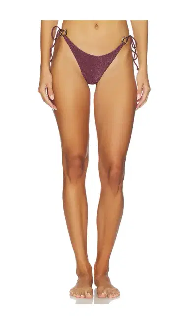 Bond-Eye Ring Tie Side Vista Brief Bikini Bottom | Thumbnail 1