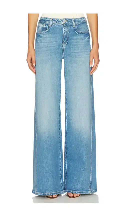 Beau High Rise T Seam Wide Leg