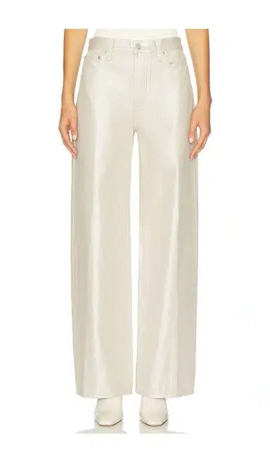 Pistola Tate High Rise Bowed Wide Jeans | Thumbnail 1